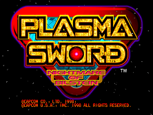 Plasma Sword: Nightmare of Bilstein (USA 980316) Title Screen