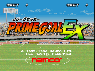 Prime Goal EX (Japan, PG1/VER.A) Title Screen