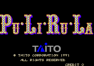 PuLiRuLa (Japan) Title Screen