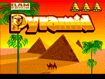 Pyramid (Dutch, Game Card 95-750-898) Title Screen