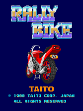 Rally Bike / Dash Yarou Title Screen
