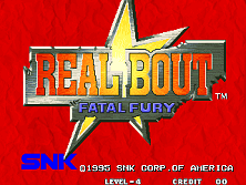 Real Bout Fatal Fury / Real Bout Garou Densetsu (NGM-095 ~ NGH-095) Title Screen
