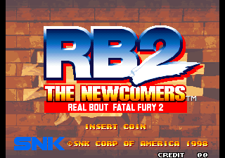 Real Bout Fatal Fury 2: The Newcomers / Real Bout Garous Densetsu 2: The Newcomers (Set 1) Title Screen