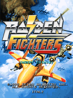 Raiden Fighters (Italy) Title Screen