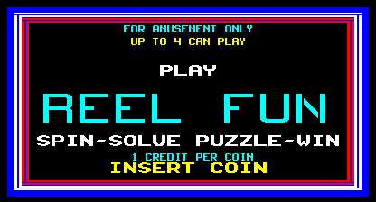 Reel Fun (Version 7.03) Title Screen