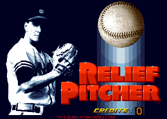 Relief Pitcher (set 3, 10 Apr 1992 / 08 Apr 1992) Title Screen