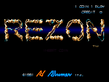 Rezon Title Screen