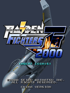 Raiden Fighters Jet 2000 (China, SYS386I) Title Screen
