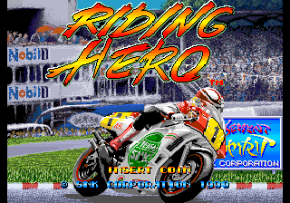 Riding Hero (NGM-006 ~ NGH-006) Title Screen