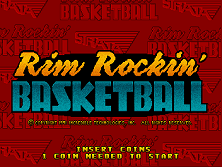Rim Rockin' Basketball (V2.2) Title Screen