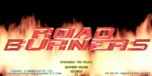 Road Burners (ver 1.04) Title Screen