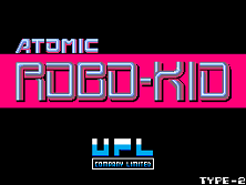Atomic Robo-kid (World, Type-2) Title Screen