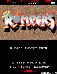 Rompers (Japan, new version (Rev B)) Title Screen