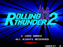 Rolling Thunder 2 Title Screen