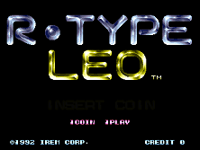 R-Type Leo (World) Title Screen