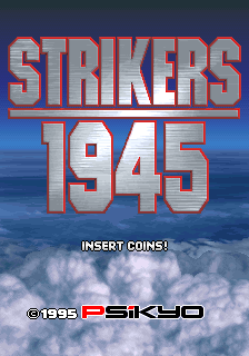 Strikers 1945 (Korea) Title Screen