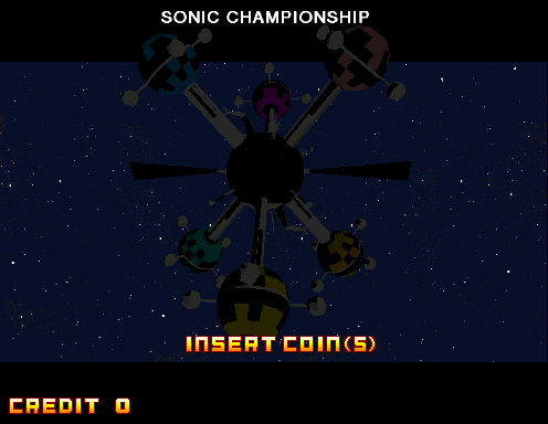 Sonic Championship (USA) Title Screen
