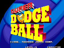 Super Dodge Ball / Kunio no Nekketsu Toukyuu Densetsu Title Screen