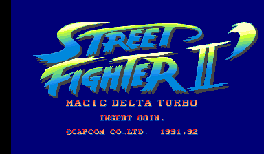 Street Fighter II': Magic Delta Turbo (bootleg, set 1) Title Screen