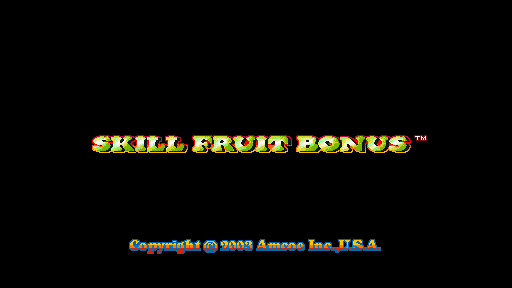 Skill Fruit Bonus (Version 1.7) Title Screen