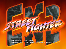 Street Fighter EX2 (USA 980526) Title Screen