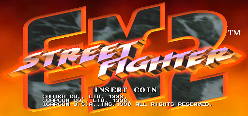 Street Fighter EX2 (Hispanic 980312) Title Screen