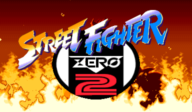 Street Fighter Zero 2 (Oceania 960229) Title Screen