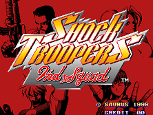 Shock Troopers: 2nd Squad Title Screen