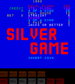 Silver Game Title Screen