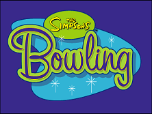 Simpsons Bowling (GQ829 UAA) Title Screen
