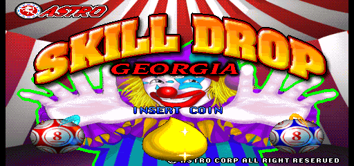 Skill Drop Georgia (Ver. G1.0S) Title Screen