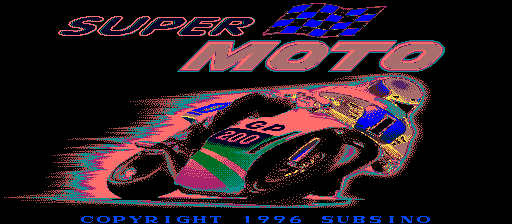 Super Moto (Italy, v1.6) Title Screen