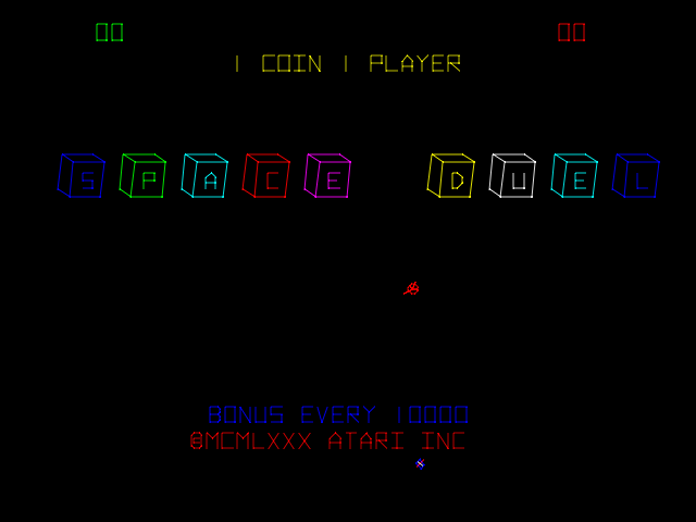 Space Duel (version 2) Title Screen