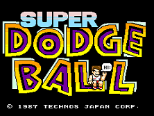 Super Dodge Ball (US) Title Screen