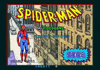 Spider-Man: The Videogame (World) Title Screen