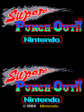 Super Punch-Out!! (Rev B) Title Screen