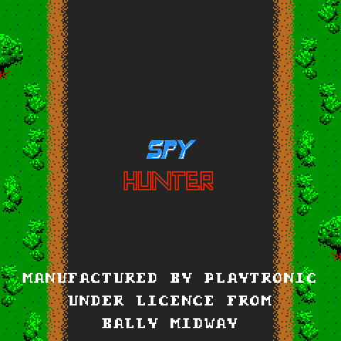 Spy Hunter (Playtronic license) Title Screen