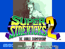 Super Sidekicks 2: The World Championship / Tokuten Ou 2: Real Fight Football Title Screen
