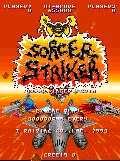 Sorcer Striker (set 2) Title Screen