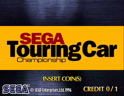 Sega Touring Car Championship (Revision A) Title Screen