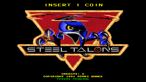 Steel Talons (rev 2) Title Screen