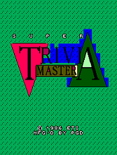 Super Trivia Master Title Screen