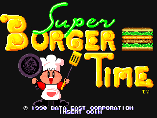 Super Burger Time (World, set 2) Title Screen