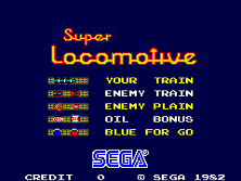 Super Locomotive (Rev.A) Title Screen