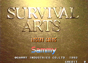 Survival Arts (World) Title Screen
