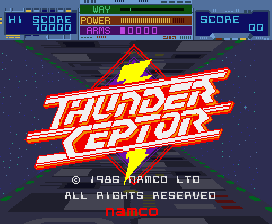 Thunder Ceptor Title Screen