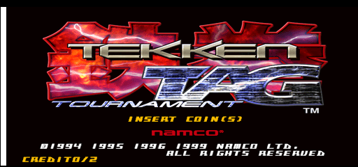 Tekken Tag Tournament (US, TEG3/VER.C1) Title Screen