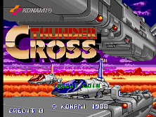 Thunder Cross (set 1) Title Screen