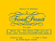 Trivial Pursuit (Genus II Edition) Title Screen