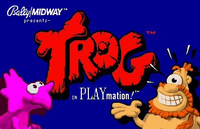 Trog (prototype, rev 4.00 07/27/90) Title Screen
